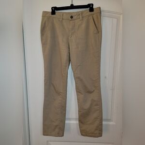 St. Johns Bay Womens Tan Girlfriend Trousers Size 8